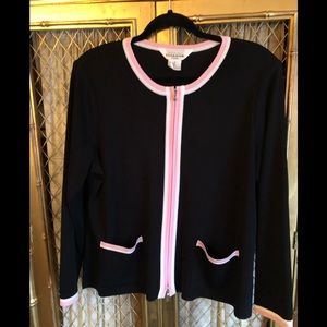 🎀Exclusively Misook Black and Pink Jacket🎀